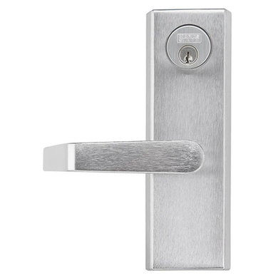 Marks USA MESC600A/26D Lever/Escutcheon Entry Exit Device Trim, Satin Chrome Finish