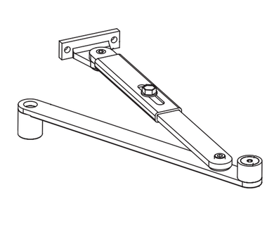 Best IS90 Heavy Duty Regular/Top Jamb Arm w/ Stop