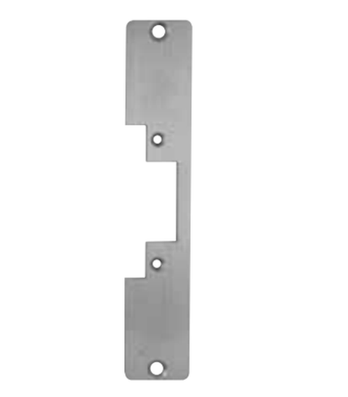 RCI B4708-32D Faceplate Only, 1-7/16" x 7-15/16", Round Corners for 4 and 7 Series Electric Strikes