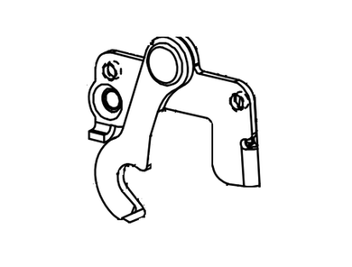 Von Duprin 112456 CX-CD/SD Cylinder Dog Bracket Kit, Left Hand Reverse