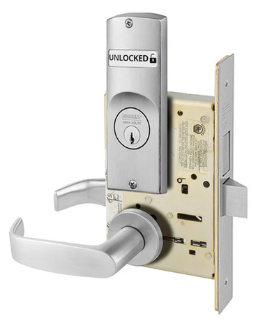 Sargent V44-8225 LNL 26D Dormitory/Exit Mortise Lock w/ Both Sides Unlocked/Locked Indicator