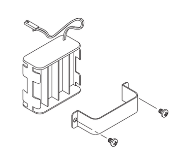 Schlage Electronics 46929097 AD Series 8AA Battery Holder Kit with Fasteners/Cable/Strap