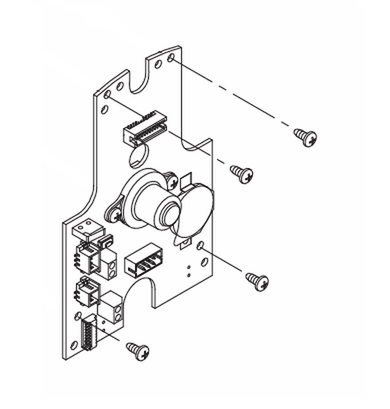 Schlage Electronics 46929048 Interior Main Board w/ Battery Lead/Fasteners for AD Series