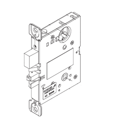 Schlage Electronics 46928842 AD/CO Series Lock Retractor, Mortise Deadbolt, 1-1/4" Standard