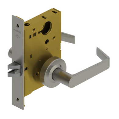 Hager 3810S WTN Passage Mortise Lock w/ Withnell Lever and Rose
