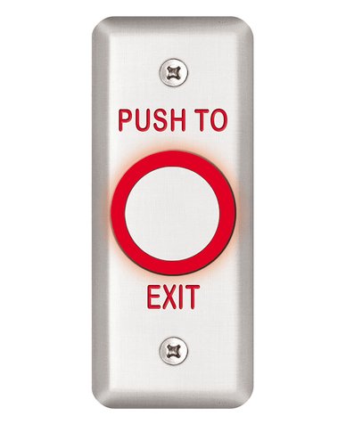 SDC 463NU Narrow Capacitive Touch Sensors, Satin Stainless Steel Finish