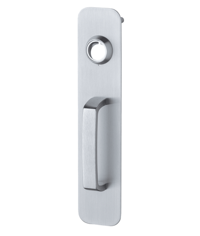Dexter ED1000T-NL-HPUL-NC Pull Plate, Night Latch Exit Device Trim for ED1000 Series