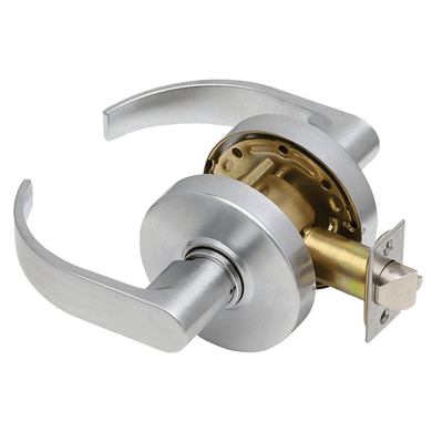 Dexter C1000-PASS-C Grade 1 Passage Cylindrical Lock w/ Curved Lever