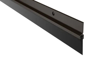 Pemko 307DV Door Bottom Sweep w/ Vinyl Insert, Dark Bronze Finish