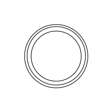 Accentra (Yale) 1765 626 Recessed Cylinder Collar, Satin Chrome Finish