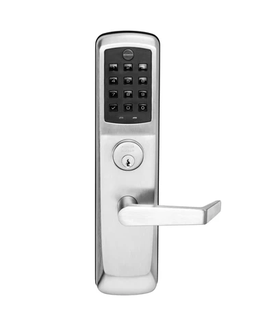 Accentra (Yale) AU-NTT613-NR 626 NexTouch Exit Trim, Pushbutton Keypad, w/ Cylinder Override, Satin Chrome Finish