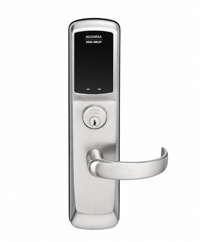 Accentra (Yale) PB-NTT623-NR 626 NexTouch Exit Trim, Touchscreen Keypad, w/ Cylinder Override, Satin Chrome Finish