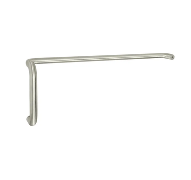 Rockwood 111A47 US32D Straight Single Bar Set, 9" Pull CTC, w/ T3 Back to Back and Thrubolt Mounting, Satin Stainless Steel