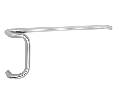 Rockwood BF15947 US32D Offset Single Bar Set, 18" Pull CTC, w/ T3 Back to Back and Thrubolt Mounting, Satin Stainless Steel