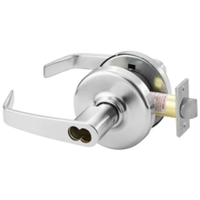 Corbin Russwin CL3161 NZD 626 M08 Grade 1 Entry Or Office Cylindrical Lever Lock, Accepts Small Format IC Core (SFIC), Satin Chrome Finish