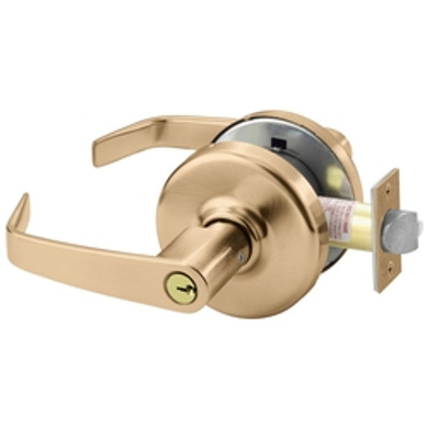 Corbin Russwin CL3152 NZD 612 M08 Grade 1 Classroom Intruder Vandal Resistance Cylindrical Lever Lock Accepts Small Format IC Core (SFIC) Satin Bronze Finish