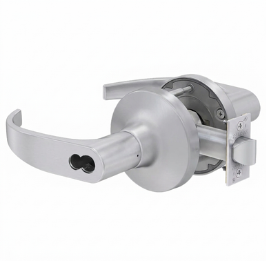 Falcon TM381B QUA Vestibule Lever Lock, Accepts Small Format IC Core, Quantum Style