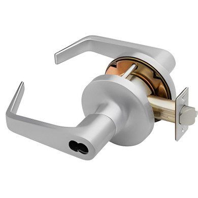 Falcon T581BD D Storeroom Cylindrical Lever Lock, Accepts Small Format IC Core, Dane Style