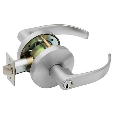 Falcon W581PD SRQ Storeroom Cylindrical Lever Lock, w/ Small Rose, Quantum Style