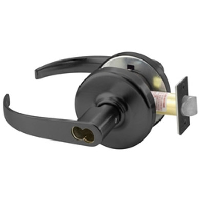 Corbin Russwin CL3155 PZD 722 CL6 Grade 1 Classroom Cylindrical Lever Lock, Accepts Large Format IC Core (LFIC), Black Oxidized Bronze, Oil Rubbed Finish