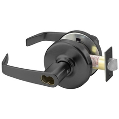 Corbin Russwin CL3161 NZD 722 M08 Grade 1 Entry Or Office Cylindrical Lever Lock, Accepts Small Format IC Core (SFIC), Black Oxidized Bronze, Oil Rubbed Finish