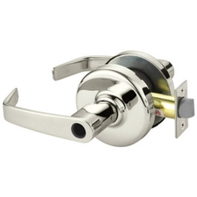 Corbin Russwin CL3161 NZD 618 LC Grade 1 Entry Or Office Conventional Less Cylinder Lever Lock, Bright Nickel Finish