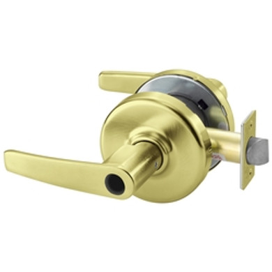 Corbin Russwin CL3172 AZD 606 LC Grade 1 Apartment, Exit or Public Toilet Conventional Less Cylinder Lever Lock, Satin Brass Finish