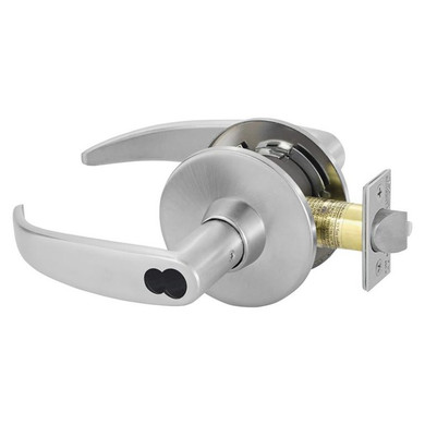 Sargent 2870-11G17 LP Utility, Asylum or Institutional T-Zone Cylindrical Lever Lock, Accepts Small Format IC core (SFIC)