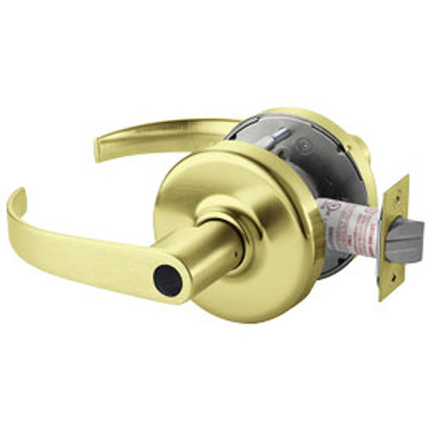 Corbin Russwin CL3351 PZD 606 LC Extra Heavy-Duty Entrance Conventional Less Cylinder Lever Lock, Satin Brass Finish
