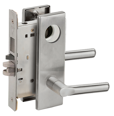 Schlage L9480L 18N Storeroom Mortise Lock w/ Deadbolt, Less Cylinder