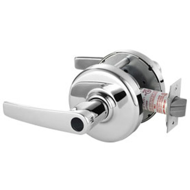 Corbin Russwin CL3357 AZD 625 LC Extra Heavy-Duty Storeroom or Closet Conventional Less Cylinder Lever Lock, Bright Chrome Finish