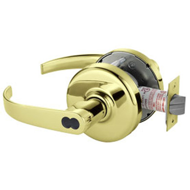 Corbin Russwin CL3332 PZD 605 CL6 Extra Heavy-Duty Institutional or Utility Cylindrical Lever Lock, Accepts Large Format IC Core (LFIC), Bright Brass Finish