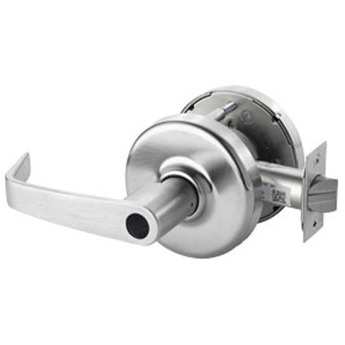 Corbin Russwin CL3381 NZD 626 LC Keyed Lever x Blank Plate Conventional Less Cylinder Lever Lock, Satin Chrome Finish