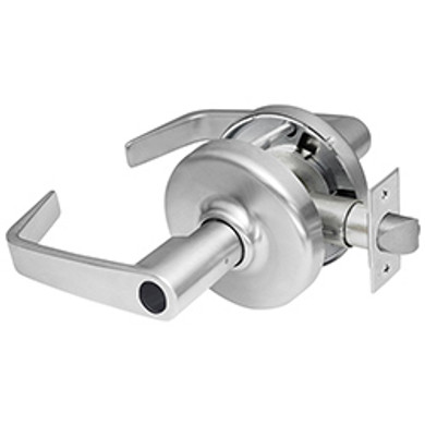 Corbin Russwin CL3551 NZD 626 LC Heavy-Duty Entrance or Office Conventional Less Cylinder Lever Lock, Satin Chrome Finish