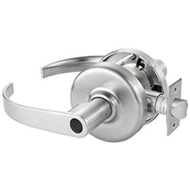Corbin Russwin CL3551 PZD 626 LC Heavy-Duty Entrance or Office Conventional Less Cylinder Lever Lock, Satin Chrome Finish