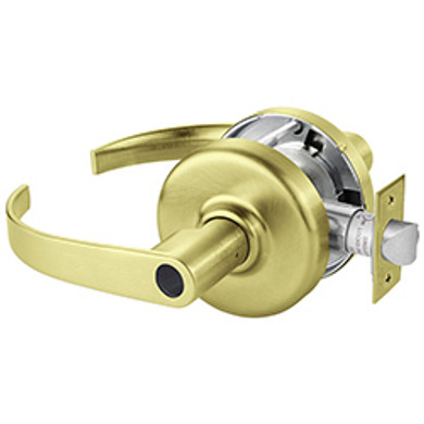 Corbin Russwin CL3551 PZD 606 LC Heavy-Duty Entrance or Office Conventional Less Cylinder Lever Lock, Satin Brass Finish