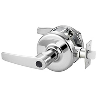 Corbin Russwin CL3557 AZD 625 LC Heavy-Duty Storeroom or Closet Conventional Less Cylinder Lever Lock, Bright Chrome Finish