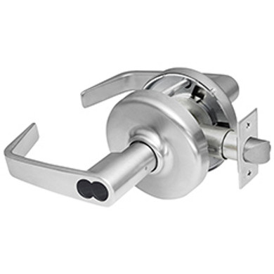 Corbin Russwin CL3551 NZD 626 M08 Heavy-Duty Entrance or Office Cylindrical Lever Lock, Accepts Small Format IC Core (SFIC), Satin Chrome Finish