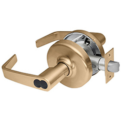Corbin Russwin CL3551 NZD 612 M08 Heavy-Duty Entrance or Office Cylindrical Lever Lock, Accepts Small Format IC Core (SFIC), Satin Bronze Finish