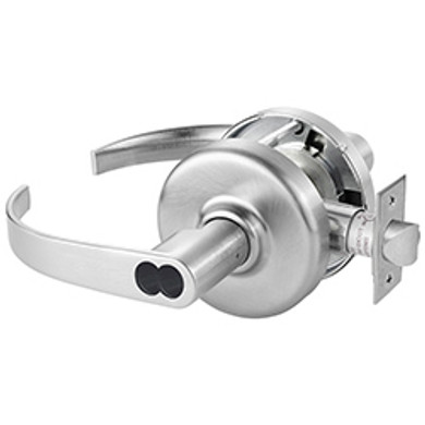 Corbin Russwin CL3551 PZD 626 M08 Heavy-Duty Entrance or Office Cylindrical Lever Lock, Accepts Small Format IC Core (SFIC), Satin Chrome Finish