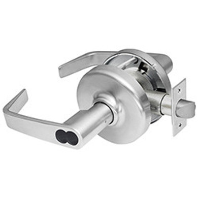 Corbin Russwin CL3555 NZD 626 CL6 Heavy-Duty Classroom Cylindrical Lever Lock, Accepts Large Format IC Core (LFIC), Satin Chrome Finish