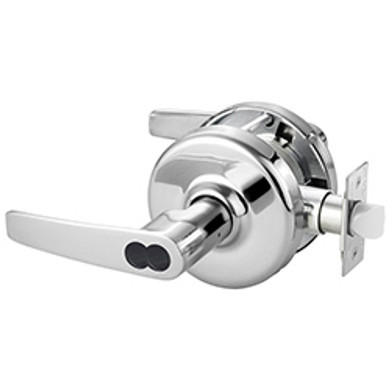 Corbin Russwin CL3555 AZD 625 CL6 Heavy-Duty Classroom Cylindrical Lever Lock, Accepts Large Format IC Core (LFIC), Bright Chrome Finish