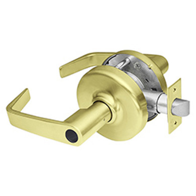 Corbin Russwin CL3857 NZD 606 LC Grade 2 Storeroom or Closet Conventional Less Cylinder Lever Lock, Satin Brass Finish