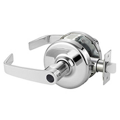 Corbin Russwin CL3861 NZD 625 LC Grade 2 Entry or Office Conventional Less Cylinder Lever Lock, Bright Chrome Finish