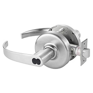 Corbin Russwin CL3851 PZD 626 M08 Grade 2 Entrance or Office Cylindrical Lever Lock, Accepts Small Format IC Core (SFIC), Satin Chrome Finish