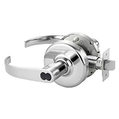 Corbin Russwin CL3851 PZD 625 M08 Grade 2 Entrance or Office Cylindrical Lever Lock, Accepts Small Format IC Core (SFIC), Bright Chrome Finish
