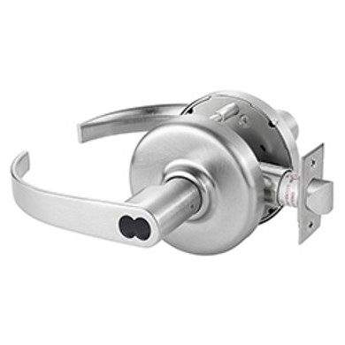 Corbin Russwin CL3861 PZD 626 M08 Grade 2 Entry or Office Cylindrical Lever Lock, Accepts Small Format IC Core (SFIC), Satin Chrome Finish