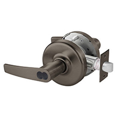 Corbin Russwin CL3851 AZD 613 CL6 Grade 2 Entrance or Office Cylindrical Lever Lock, Accepts Large Format IC Core (LFIC), Oil Rubbed Bronze Finish