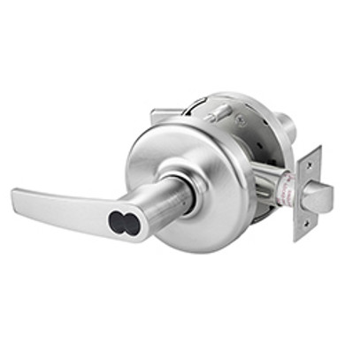 Corbin Russwin CL3861 AZD 626 CL6 Grade 2 Entry or Office Cylindrical Lever Lock, Accepts Large Format IC Core (LFIC), Satin Chrome Finish