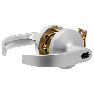 Falcon K511BD Q Grade 1 Entry/office Cylindrical Lever Lock,  Accepts Small Format IC Core